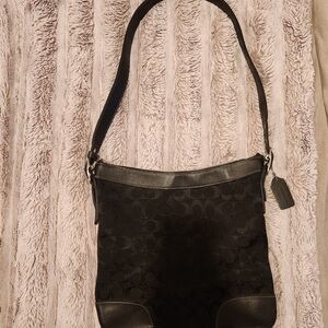 Coach Black Leather Bag